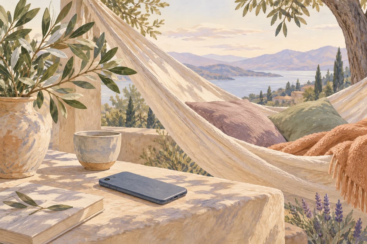 Illustration de l’article « Se reposer sans écran : retrouver une vraie pause »